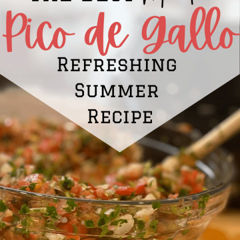 The Best Mild Pico de Gallo - Fresh Salsa