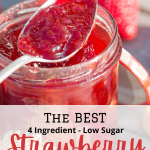 strawberry jam in jar