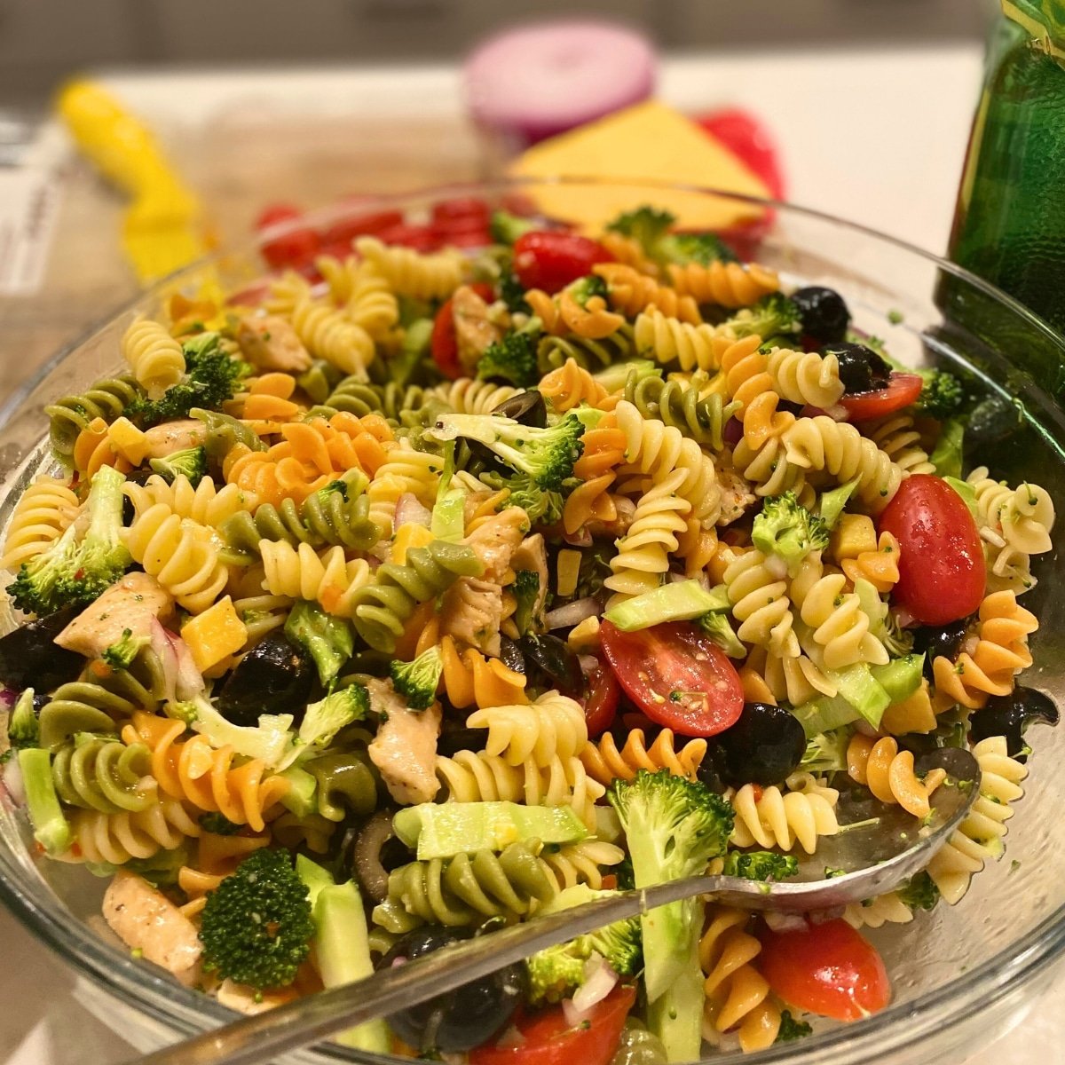 the perfect homemade pasta salad