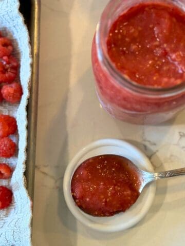 raspberry freezer jam