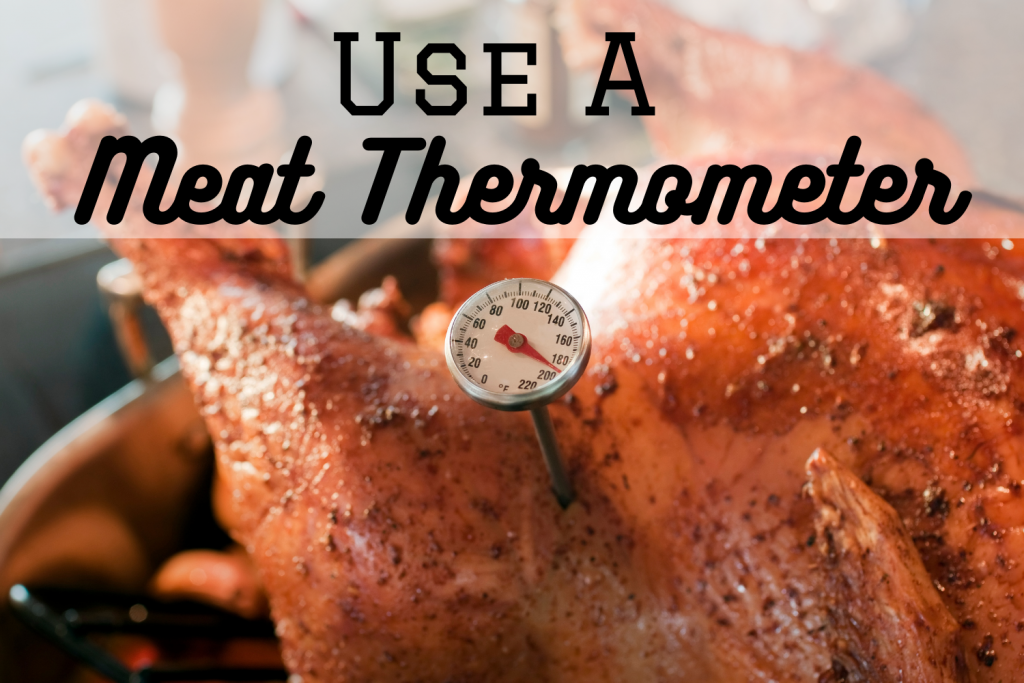 roast turkey with meat thermometer temperature 