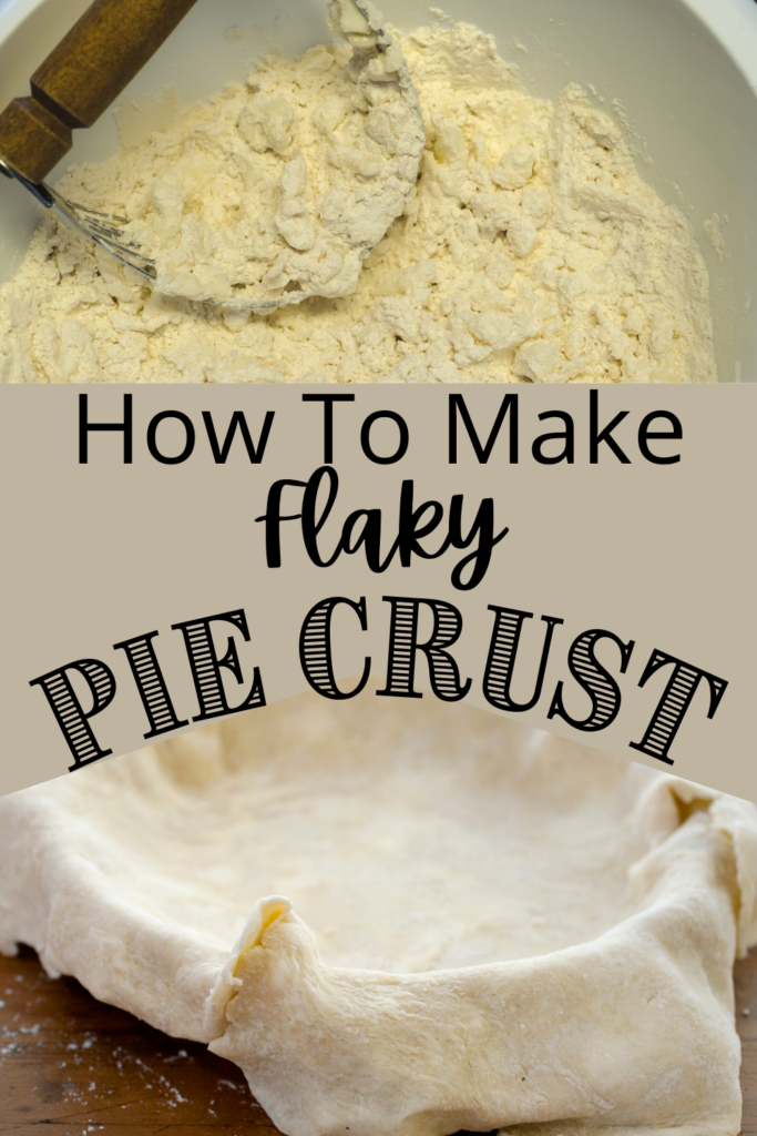 flaky pie crusts and text