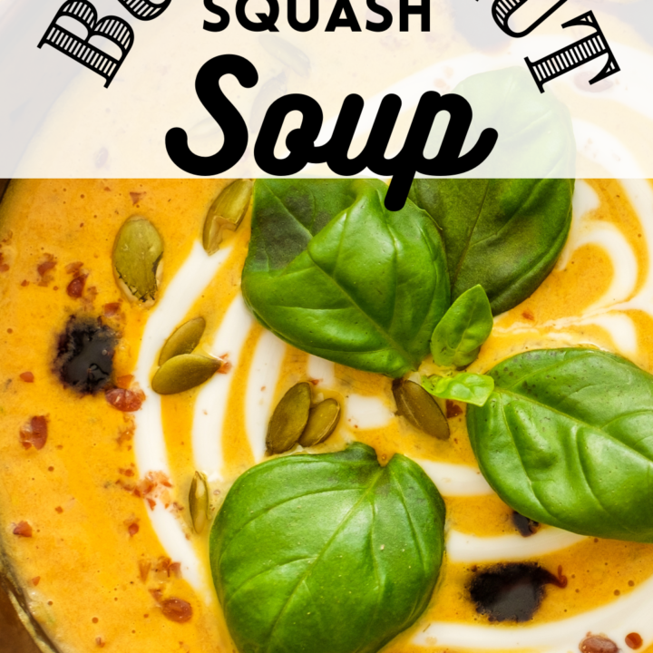Butternut Squash Soup with Coconut & Curry
