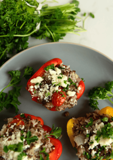 Beautiful Stuffed Bell Peppers Perfect for Summer!
