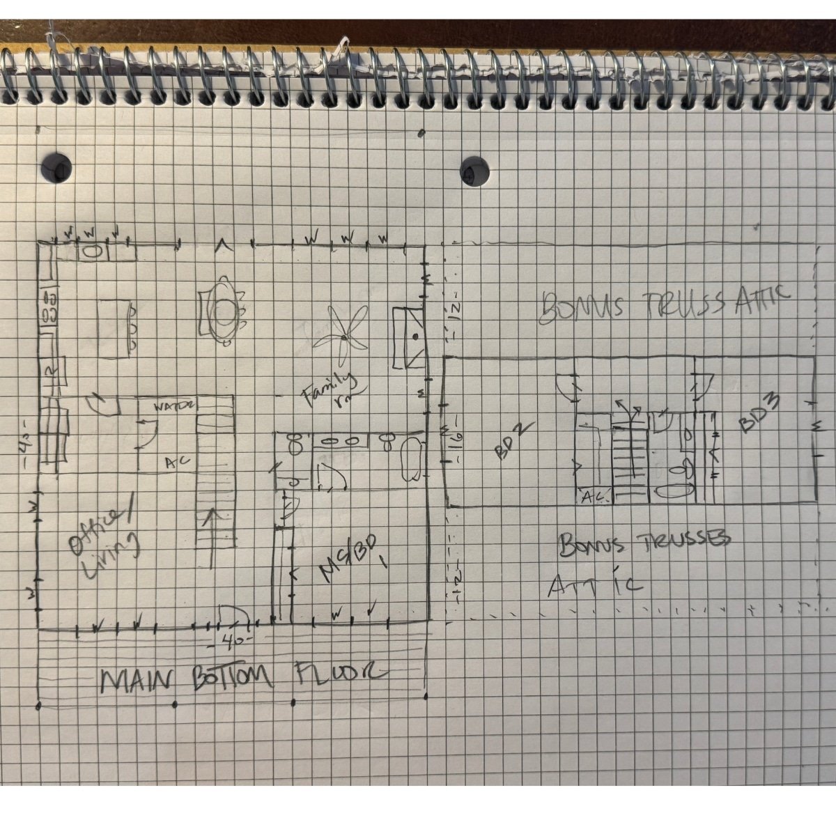 house plans with bonus trusses