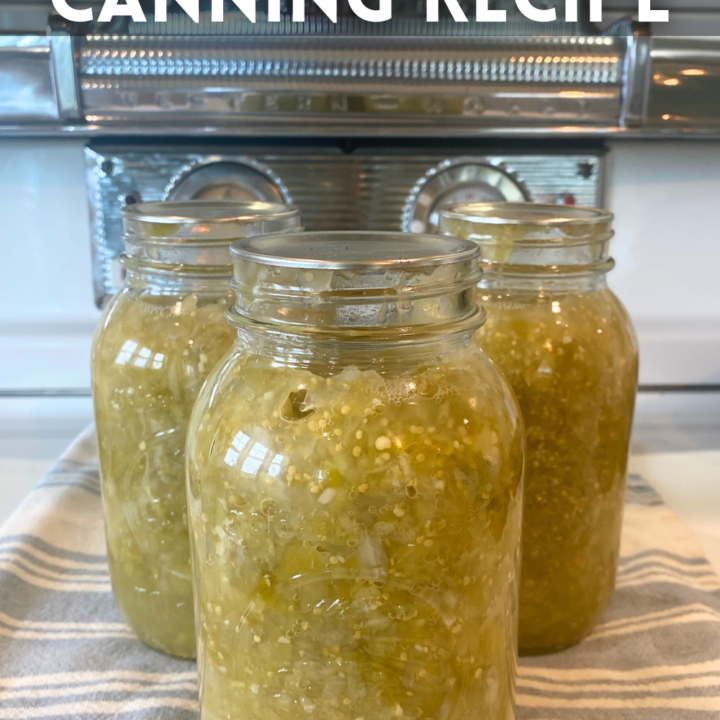 Tomatillo Salsa Canning Recipe