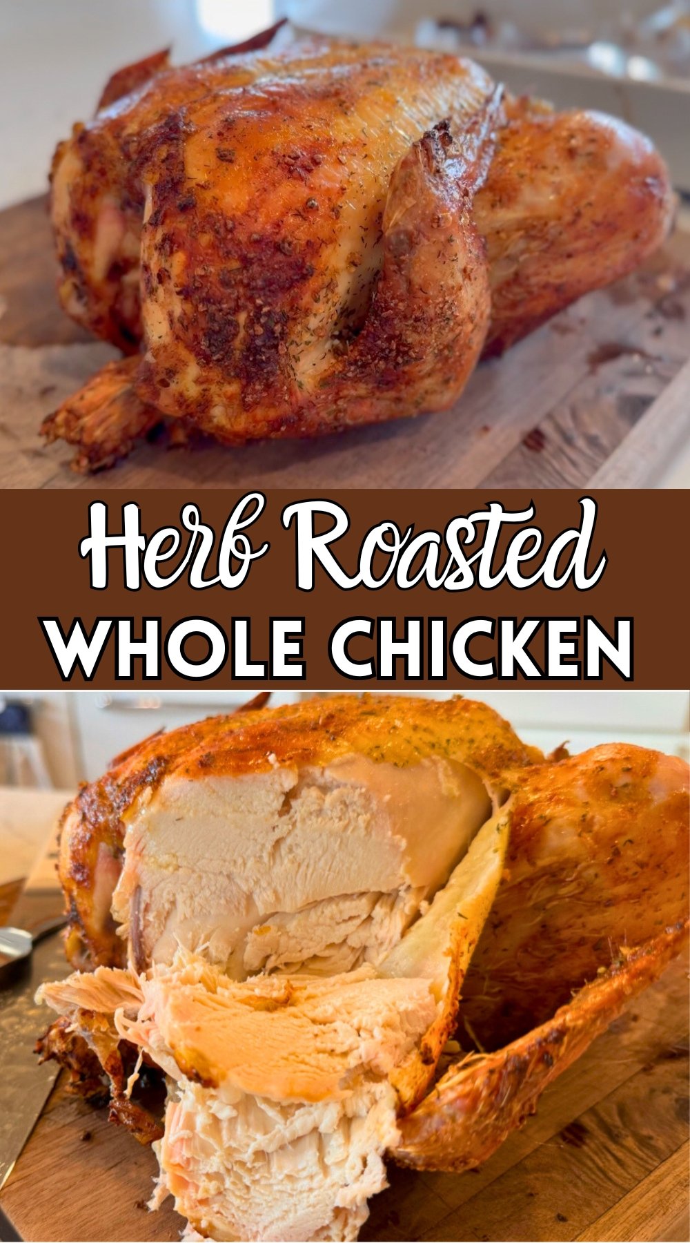 roasted whole chicken