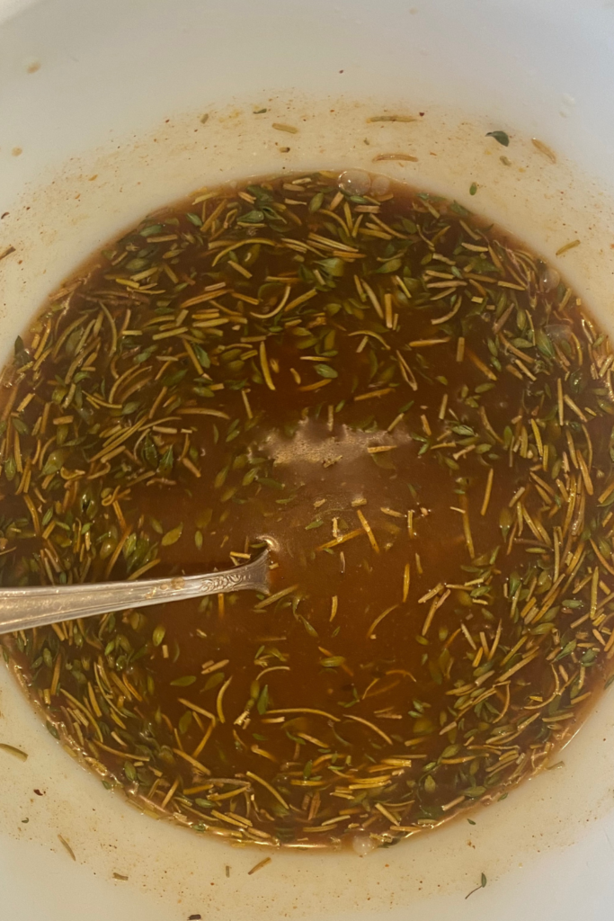 liquid seasonings mixed