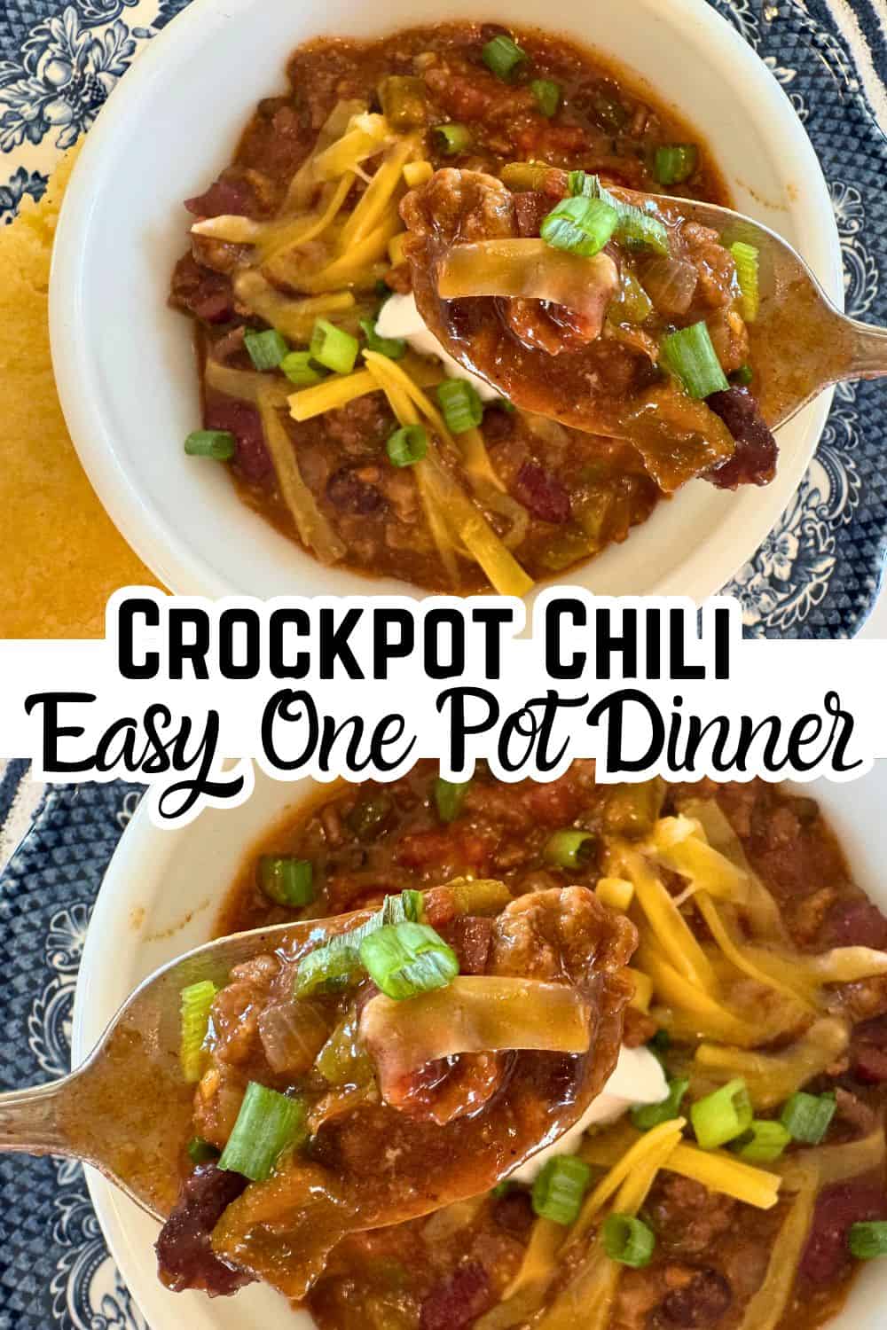 The Best Crockpot Chili Recipe - Easy Dinner