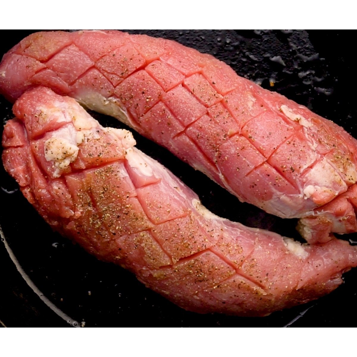 searing in a cast iron skillet