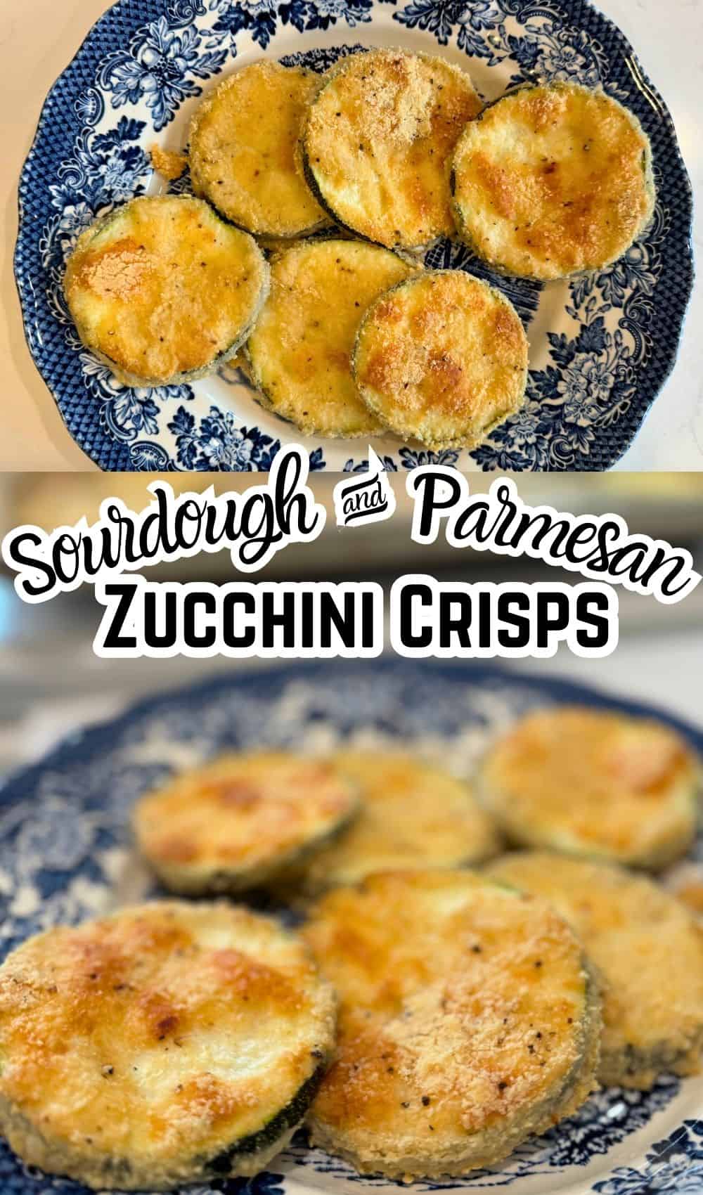 sourdough parmesan zucchini crisps