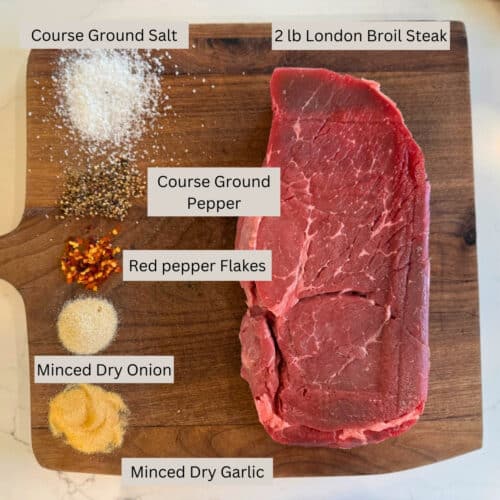 Tender London Broil Seared &amp; Finished in the Oven