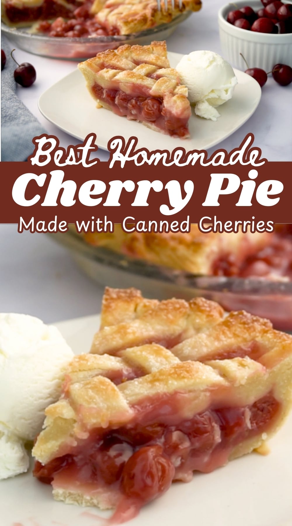 Easy Cherry Pie Recipe from Canned Cherries