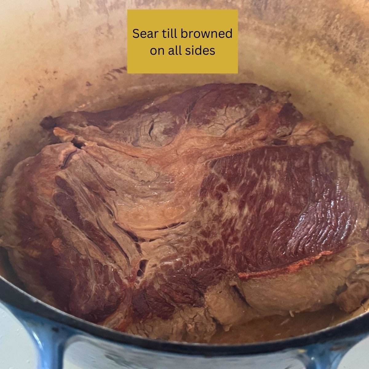 Sear till browned on all sides