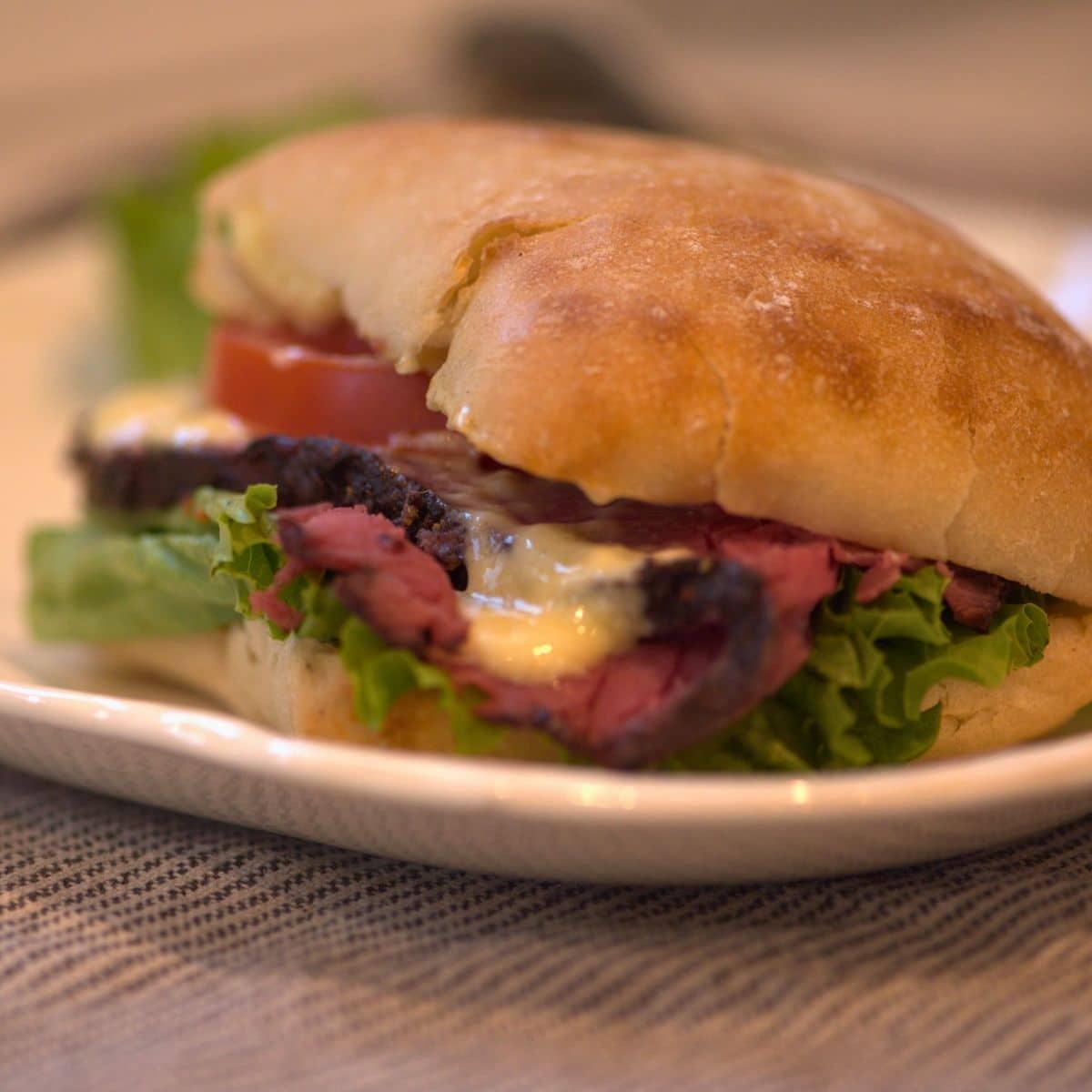 The Ultimate Roast Beef Sourdough Sandwich (using leftovers!)